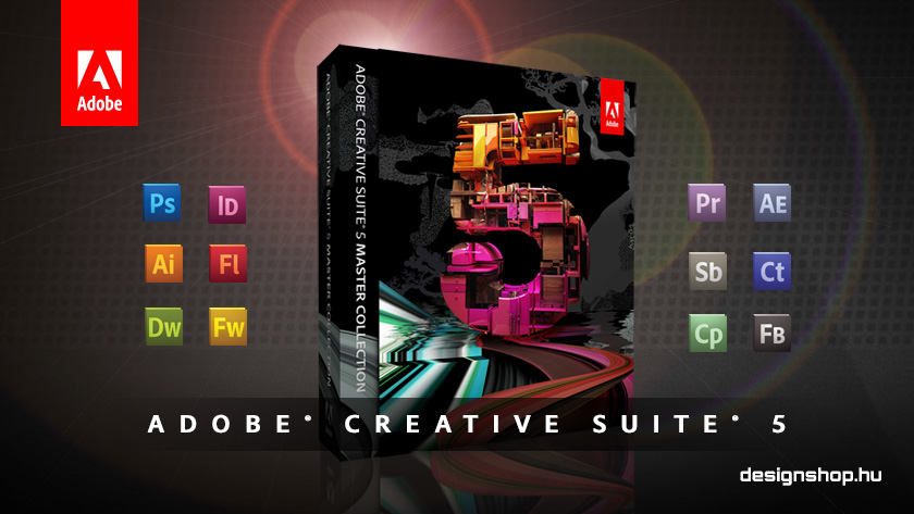 Az Adobe Creative Suite 5 információs oldal