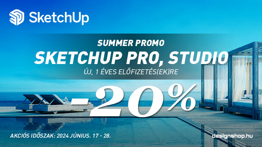 SketchUP Pro és Studio akció – 20% kedvezmény